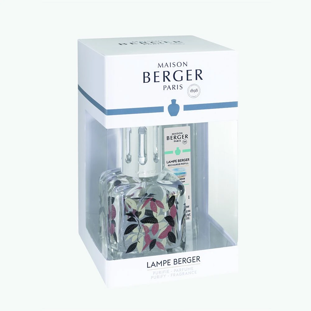 Coffret Lampe Berger Ice Cube Feuilles par Maison Berger Paris