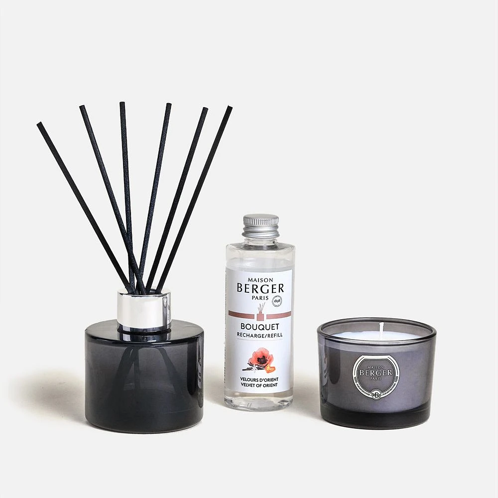 Maison Berger Paris Velvet of Orient Variation Duo Mini Candle and Reed Diffuser