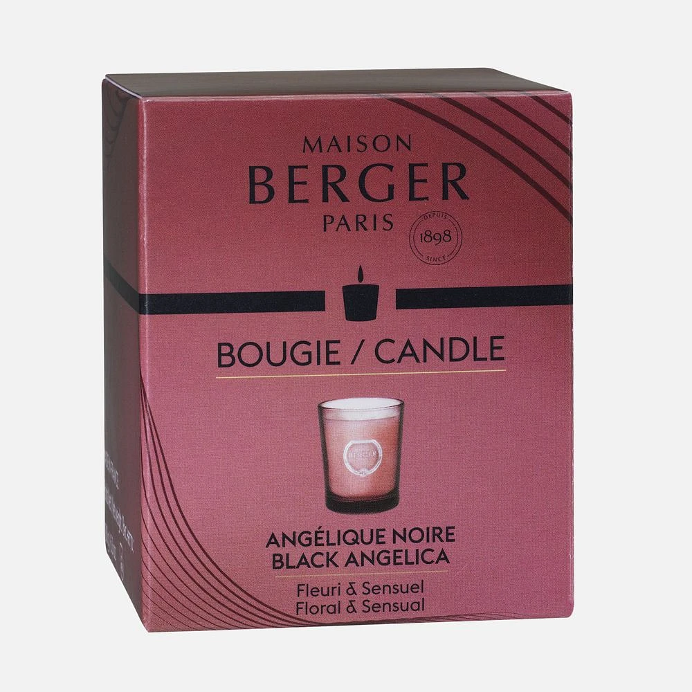 Bougie parfumée Angélique noire par Maison Berger