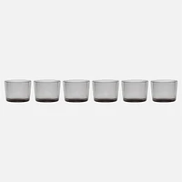 Set of 6 Stackable Tumblers