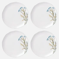 Assiettes à dîner Wildflowers par Lenox, ensemble de 4 