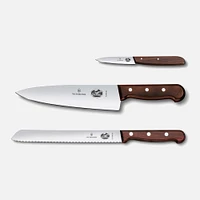 Ensemble de 3 couteaux « Wood » par Victorinox