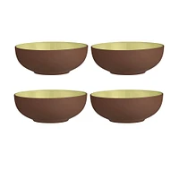 Set of 4 Sienna Straw Bowls by Maxwell & Williams ( cm