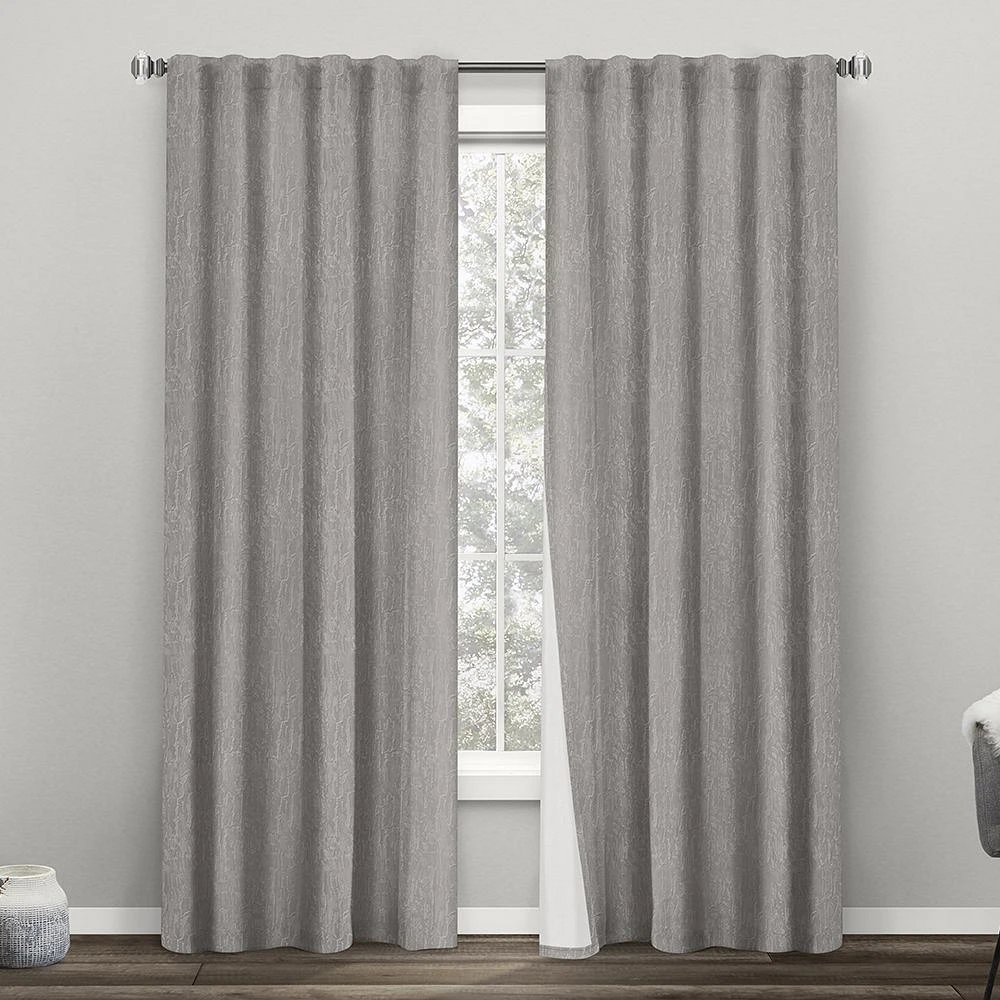 Rod Room Darkening Pocket and Back Tab Curtain