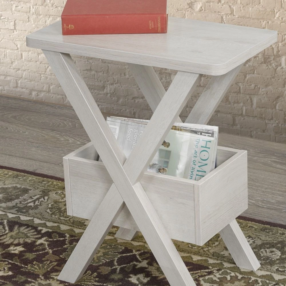 Louanne Chairside Table - White