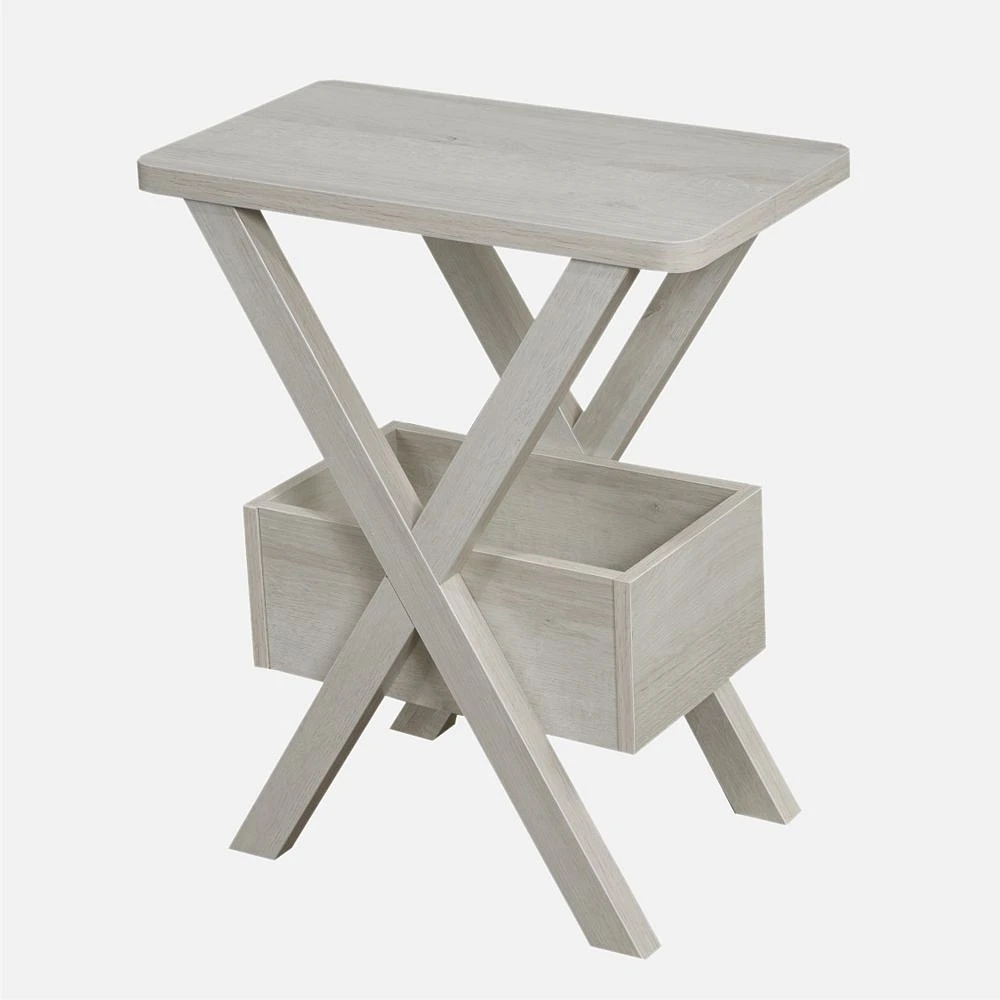 Louanne Chairside Table - White