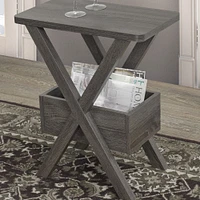 Louanne Chairside Table - Grey