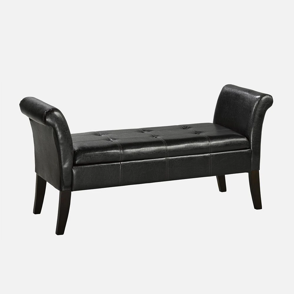 LOUISE Fancy accent Bench - Espresso
