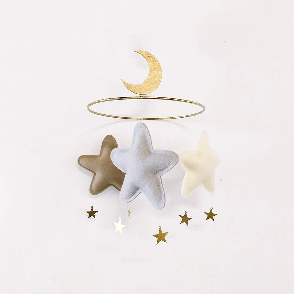 Star Mobile - Grey, Cream & Taupe