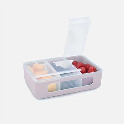 Melii Snackle Box, 3 Separate Compartments - Westeria