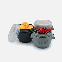 Melii Snap & Go Pods Contenant alimentaire, paquet de 4 - 4 oz