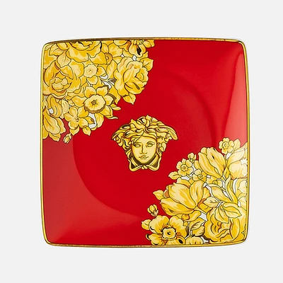 Versace Medusa Rhapsody Canape Dish, Red