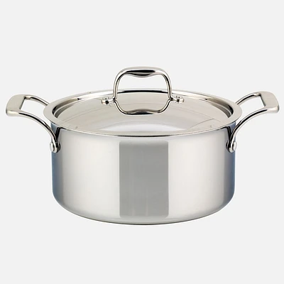 Cocotte Meyer SuperSteel en acier inoxydable 3 plis  avec couvercle