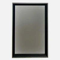 Miroir avec cadre large noir - 16 x 20 po