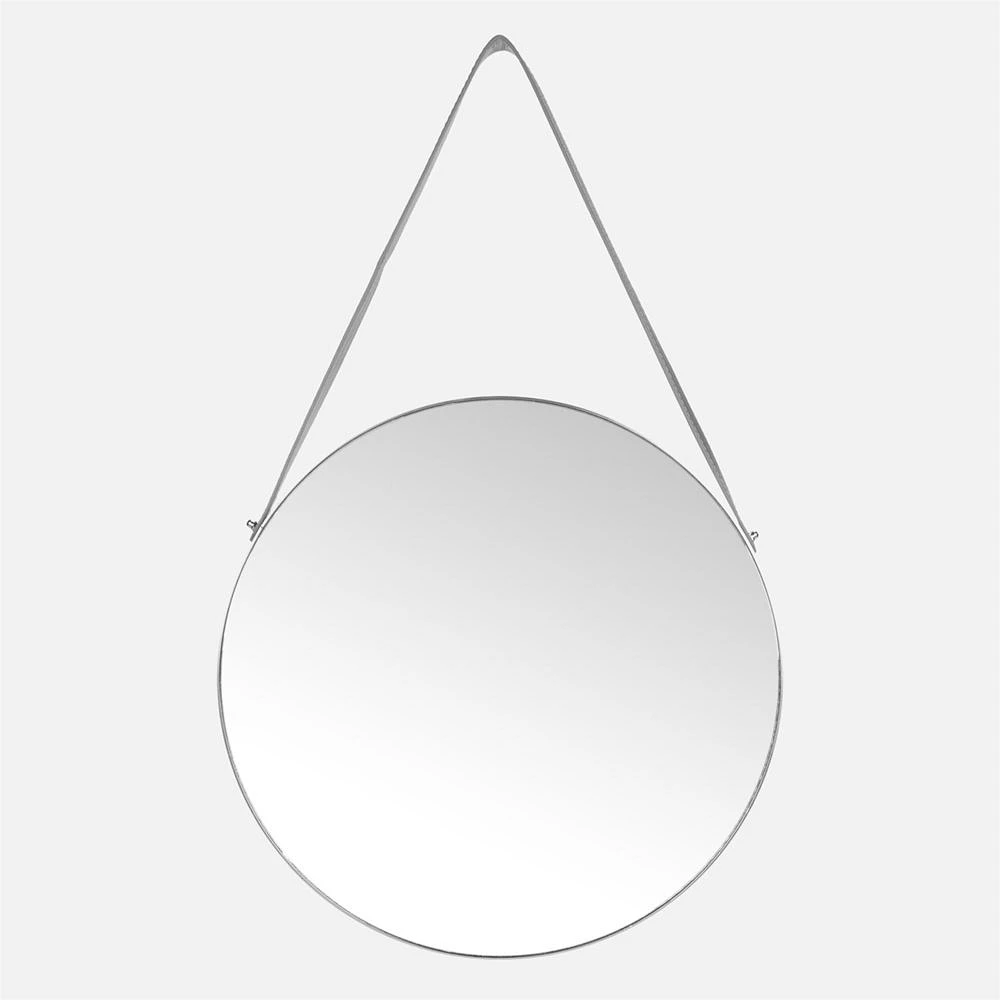 Miroir suspendu rond