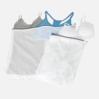 2-piece White Mesh Sweater-Socks Wash Bag by Neat & Tidy
