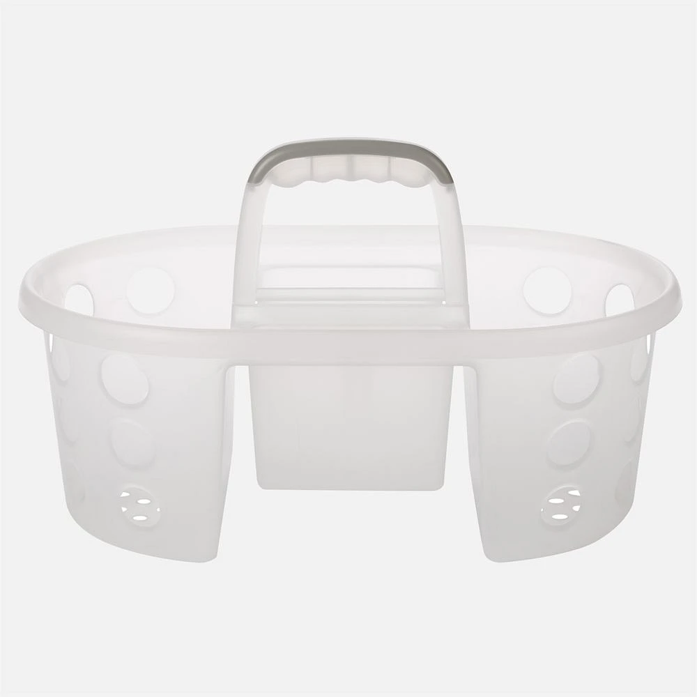 N&T Cleaning Wash Basket with Handle - White