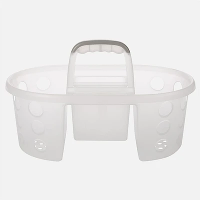N&T Cleaning Wash Basket with Handle - White