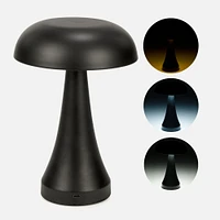 MUSHROOM LED USB Table Lamp - Black