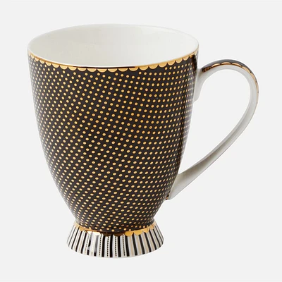 Regency tasse à pied noire par Maxwell & Williams - 300 ml