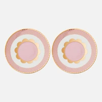 Regency Set of 2 Pink Cup & Saucer by Maxwell & Williams