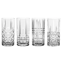 Highland Set of 4 Long Drink Glasses by Nachtmann