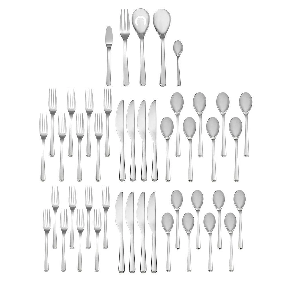 Aura 45-Piece Flatware Set by Nambé