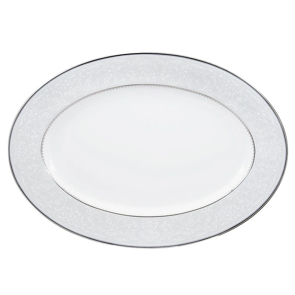 Plat ovale « Brocato » par Noritake