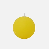 Round Candle - Yellow 