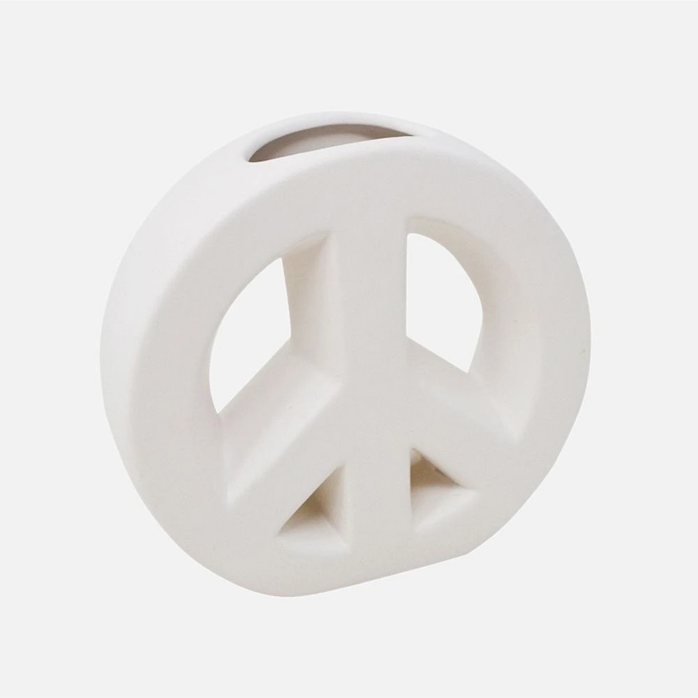 Nostalgia Peace Sign Vase