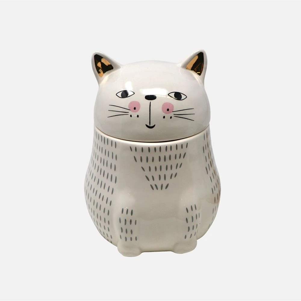 Cat-Shaped Jar