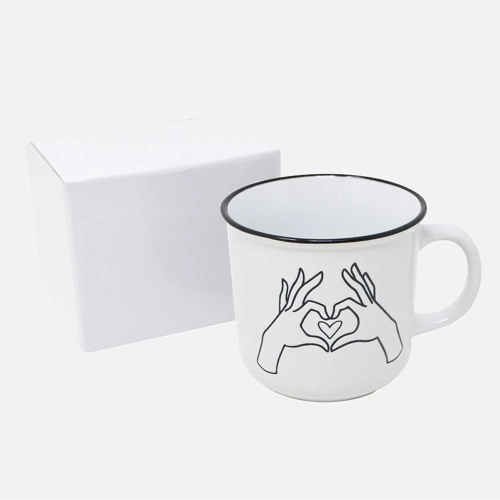 Tasse mains en coeur - 400 ml