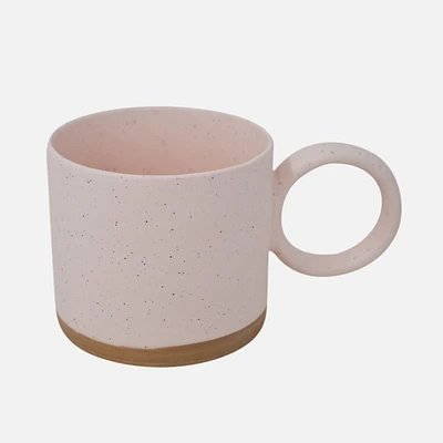 Tasse ronde avec anse - Rose