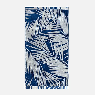 Serviette de plage Oceanna - Palmier bleu