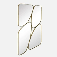 Opal Multi 4 Framed Mirrors Champagne