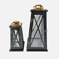 Lanterns, Set of 2 - Black