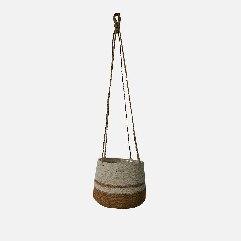 Hanging Basket Lined Planters - Natural