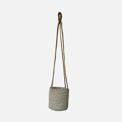 Hanging Basket Lined Planters - Natural