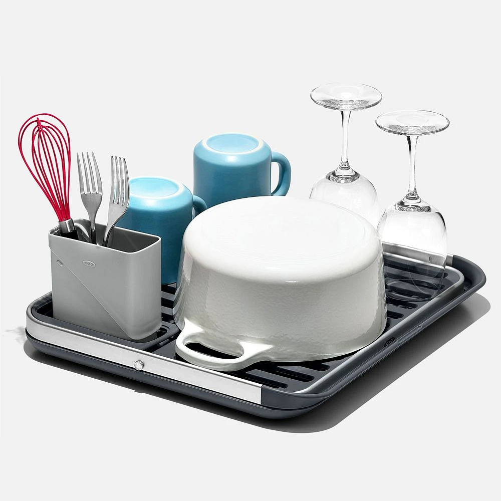 OXO Aluminum Folding Dish Rack