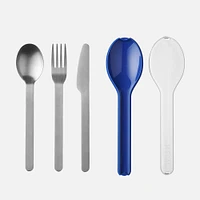 Ellipse Cutlery 3-Piece Set - Vivid Blue