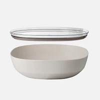 Mepal Silueta 4 L Serving Bowl With Lid - Nordic White