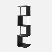 Phoebe Black Bookcase