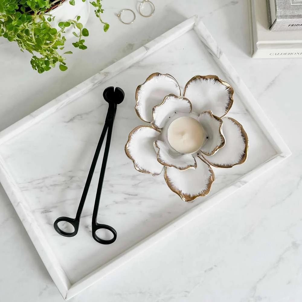 White Tealight Holder