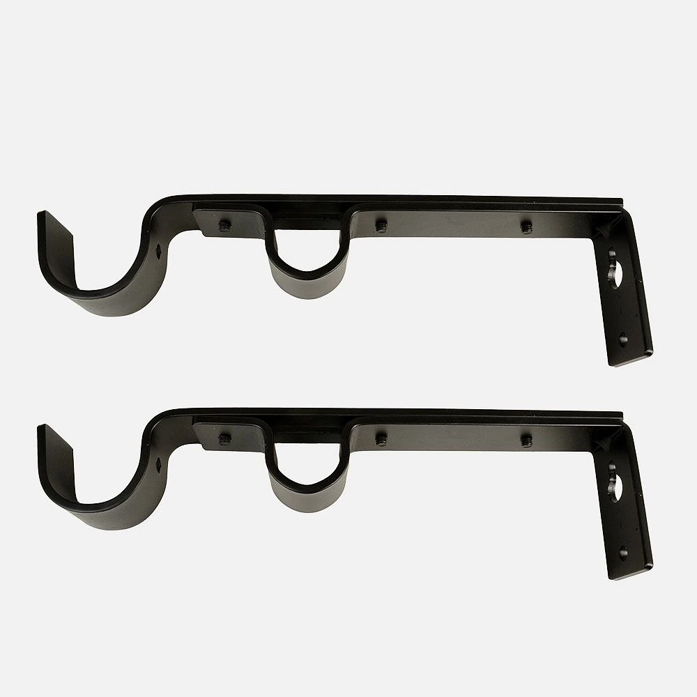 Black Double Wall Bracket