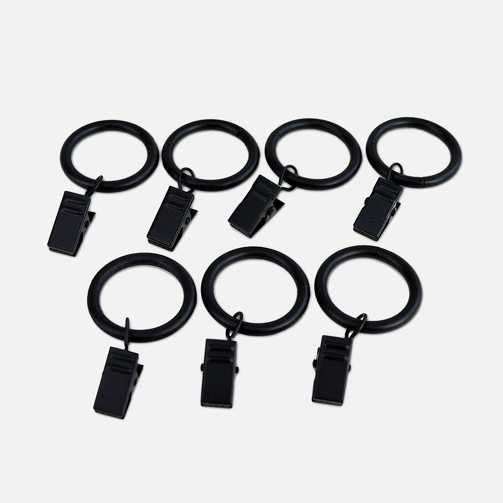 Black Clip Rings