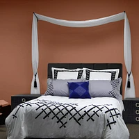 Pewter Swing Arm Curtain Rod Set - 24"-38
