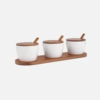 Duet Set of 3 Condiment Bowls by Nambé