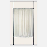 Faux Linen Room Divider - Natural (48" x 72")