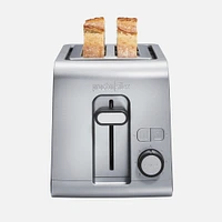 Proctor Silex 2 Slice Toaster Black and Stainless Finish