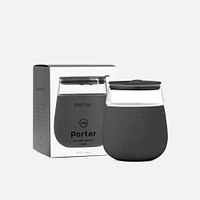 W & P Porter Glass Tumbler, 444ml - Charcoal